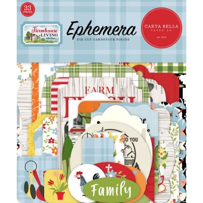 Carta Bella Farmhouse Living Die Cuts - Ephemera